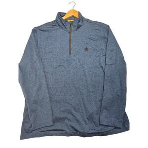 Rugby University Pullover 1/4 Zip Men's XL long sleeve Embroidered Crest